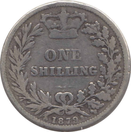 1879 SHILLING ( F ) 1 - Shilling - Cambridgeshire Coins