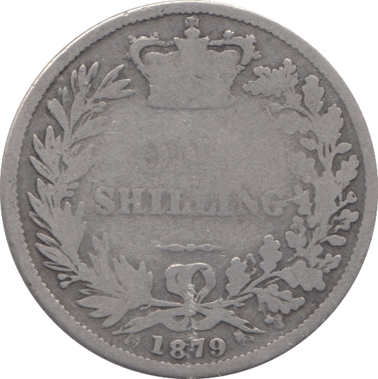 1879 SHILLING ( FINE ) 5 - SHILLING - Cambridgeshire Coins
