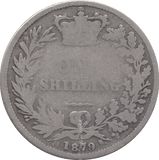 1879 SHILLING ( FINE ) 5 - SHILLING - Cambridgeshire Coins