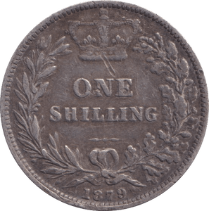 1879 SHILLING ( FINE ) - Shilling - Cambridgeshire Coins