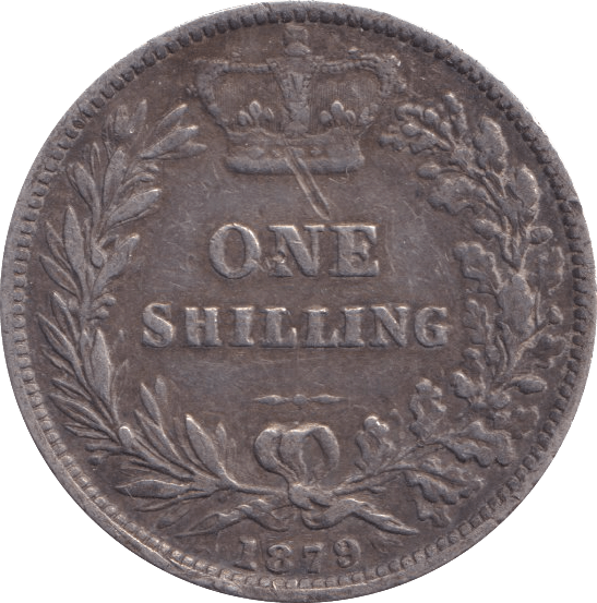 1879 SHILLING ( FINE ) - Shilling - Cambridgeshire Coins