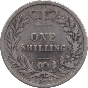 1879 SHILLING ( NF ) - Shilling - Cambridgeshire Coins