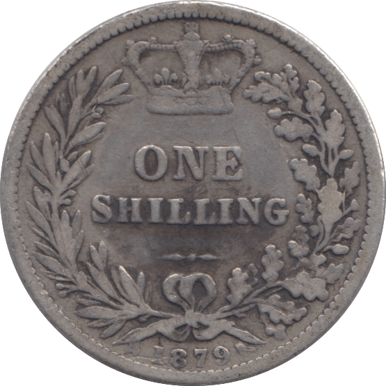 1879 SHILLING ( NF ) - Shilling - Cambridgeshire Coins