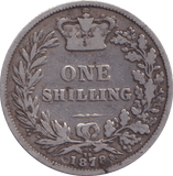 1879 SHILLING ( NF ) - Shilling - Cambridgeshire Coins