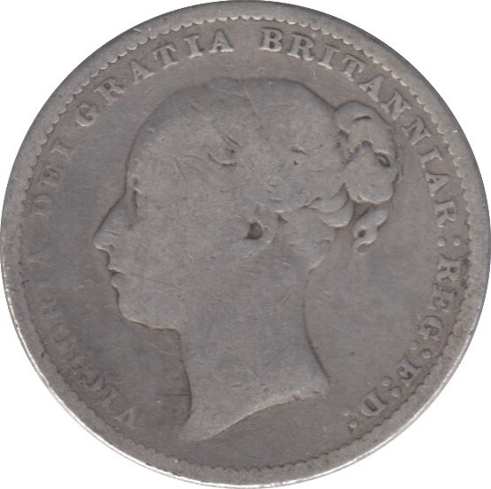 1879 SHILLING ( NF ) - Shilling - Cambridgeshire Coins