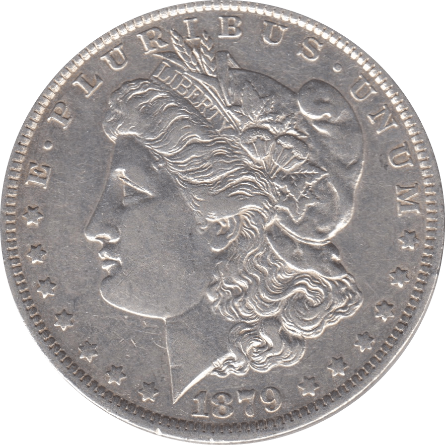 1879 SILVER MORGAN DOLLAR USA NEW ORLEANS MINT 4 - SILVER WORLD COINS - Cambridgeshire Coins