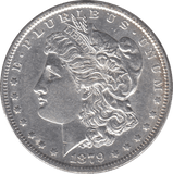 1879 SILVER MORGAN DOLLAR USA NEW ORLEANS MINT - SILVER WORLD COINS - Cambridgeshire Coins