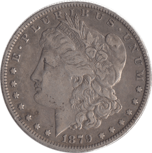 1879 SILVER MORGAN DOLLAR USA NEW ORLEANS MINT - SILVER WORLD COINS - Cambridgeshire Coins