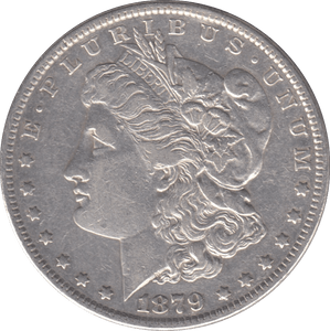 1879 SILVER MORGAN DOLLAR USA PHILADELPHIA - SILVER WORLD COINS - Cambridgeshire Coins