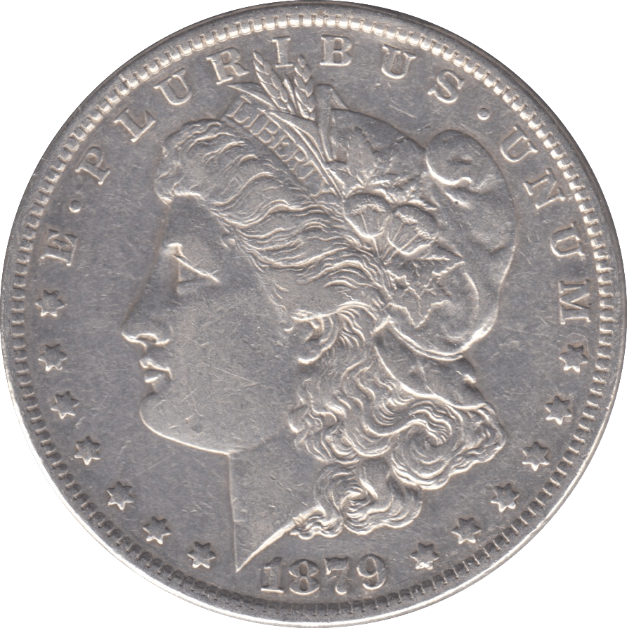 1879 SILVER MORGAN DOLLAR USA PHILADELPHIA - SILVER WORLD COINS - Cambridgeshire Coins