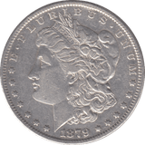 1879 SILVER MORGAN DOLLAR USA PHILADELPHIA - SILVER WORLD COINS - Cambridgeshire Coins