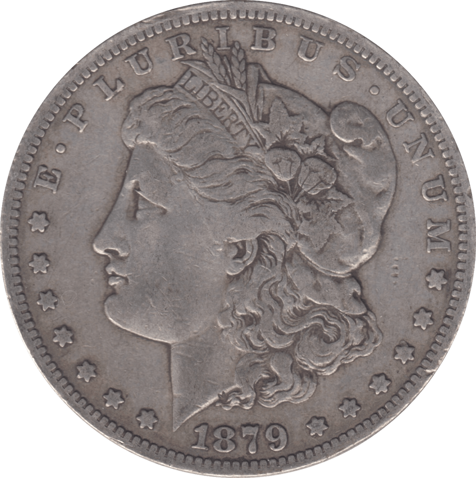 1879 SILVER MORGAN DOLLAR USA - SILVER WORLD COINS - Cambridgeshire Coins