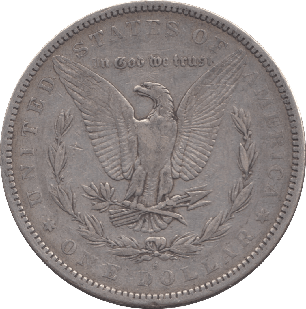 1879 SILVER MORGAN DOLLAR USA - SILVER WORLD COINS - Cambridgeshire Coins