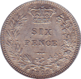 1879 SIXPENCE ( AUNC ) NO DIE - Sixpence - Cambridgeshire Coins