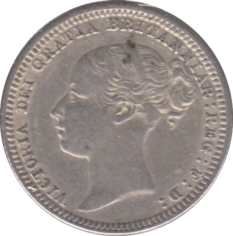 1879 SIXPENCE ( EF ) - Sixpence - Cambridgeshire Coins