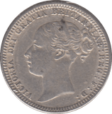 1879 SIXPENCE ( EF ) - Sixpence - Cambridgeshire Coins