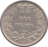 1879 SIXPENCE ( EF ) - Sixpence - Cambridgeshire Coins