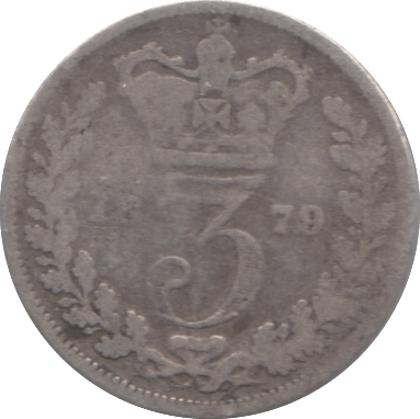 1879 THREEPENCE ( FAIR ) - Threepence - Cambridgeshire Coins