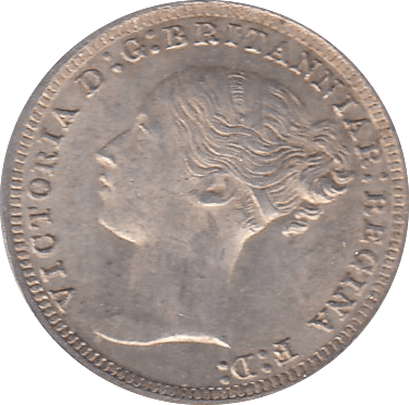 1879 THREEPENCE ( UNC ) - Threepence - Cambridgeshire Coins