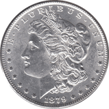 1879 USA SILVER MORGAN DOLLAR PHILADELPHIA MINT - SILVER WORLD COINS - Cambridgeshire Coins
