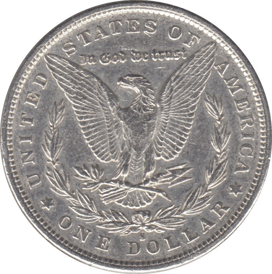 1879 USA SILVER MORGAN DOLLAR SAN FRANCISCO MINT - SILVER WORLD COINS - Cambridgeshire Coins