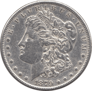 1879 USA SILVER MORGAN DOLLAR SAN FRANCISCO MINT - SILVER WORLD COINS - Cambridgeshire Coins