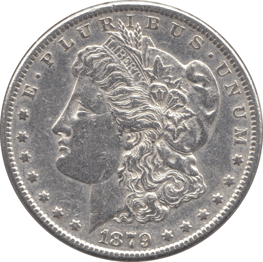 1879 USA SILVER MORGAN DOLLAR SAN FRANCISCO MINT - SILVER WORLD COINS - Cambridgeshire Coins