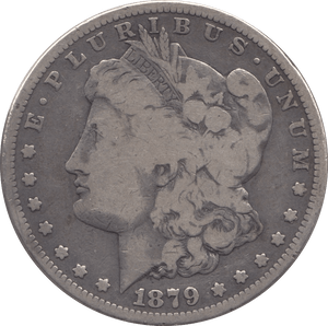 1879 USA SILVER MORGAN DOLLAR SAN FRANCISCO MINT - SILVER WORLD COINS - Cambridgeshire Coins
