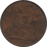 1880 FARTHING 2 ( GF ) 76 - Farthing - Cambridgeshire Coins