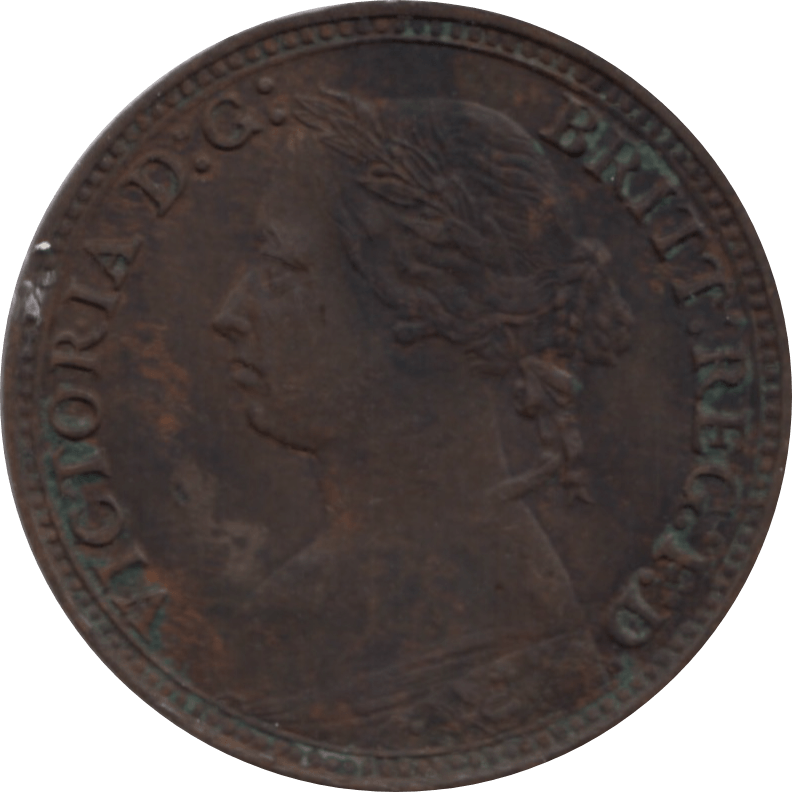 1880 FARTHING 2 ( GF ) 76 - Farthing - Cambridgeshire Coins