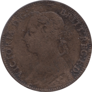 1880 FARTHING ( FINE ) 1 - Farthing - Cambridgeshire Coins