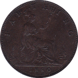 1880 FARTHING ( GEF ) - Farthing - Cambridgeshire Coins