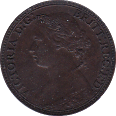 1880 FARTHING ( GEF ) - Farthing - Cambridgeshire Coins