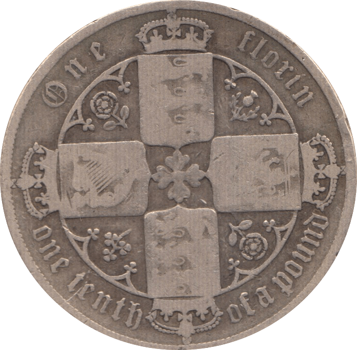 1880 FLORIN ( FAIR ) - Florin - Cambridgeshire Coins