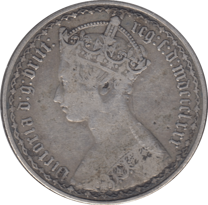 1880 FLORIN ( GF ) 6 - Florin - Cambridgeshire Coins