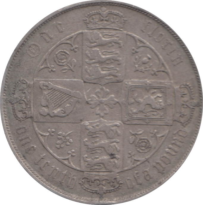 1880 FLORIN ( GVF ) 5 - Florin - Cambridgeshire Coins