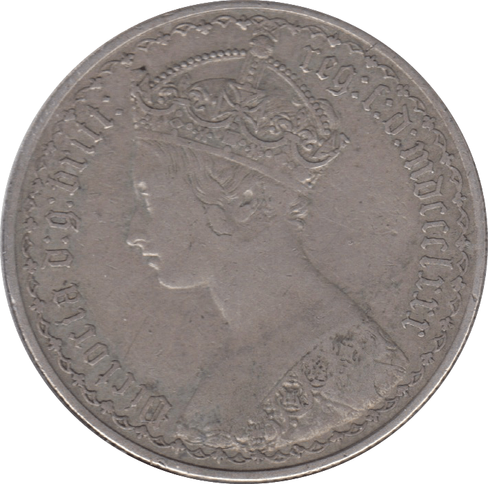 1880 FLORIN ( GVF ) 5 - Florin - Cambridgeshire Coins