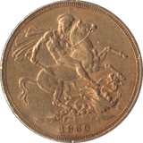 1880 GOLD SOVEREIGN ( GVF ) - Sovereign - Cambridgeshire Coins