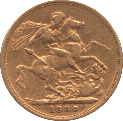 1880 GOLD SOVEREIGN ( VF ) MELBOURNE MINT - Sovereign - Cambridgeshire Coins