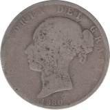 1880 HALFCROWN ( FAIR ) 15 - Halfcrown - Cambridgeshire Coins