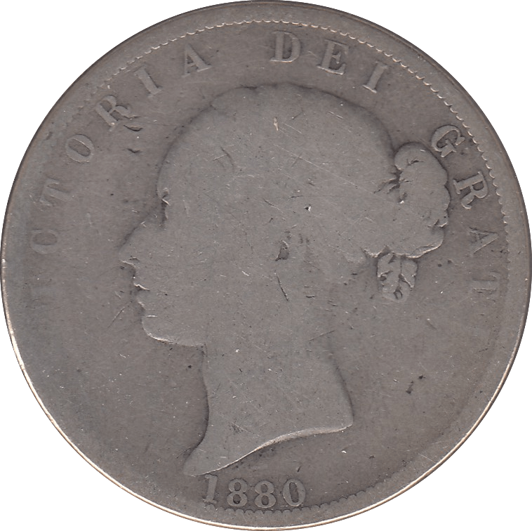 1880 HALFCROWN ( FAIR ) 4 - Halfcrown - Cambridgeshire Coins