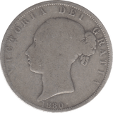 1880 HALFCROWN ( FAIR ) 6 - Halfcrown - Cambridgeshire Coins