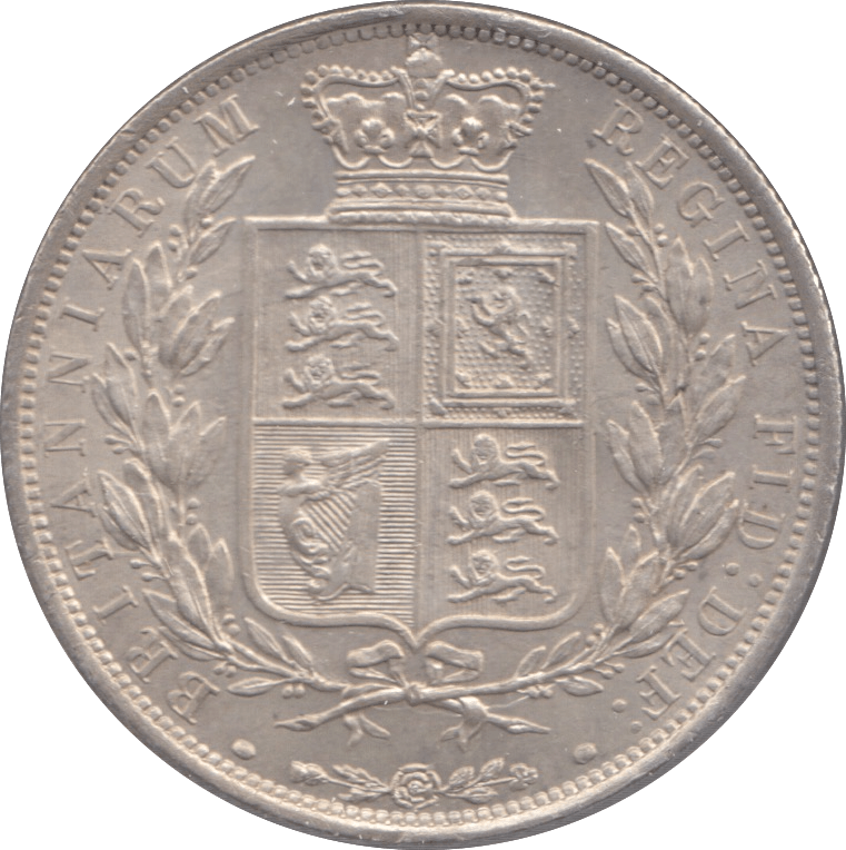 1880 HALFCROWN ( UNC ) - Halfcrown - Cambridgeshire Coins