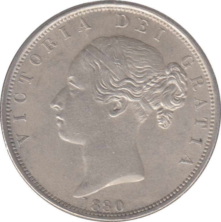 1880 HALFCROWN ( UNC ) - Halfcrown - Cambridgeshire Coins