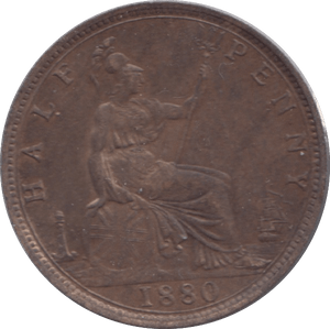 1880 HALFPENNY ( EF ) - Halfpenny - Cambridgeshire Coins