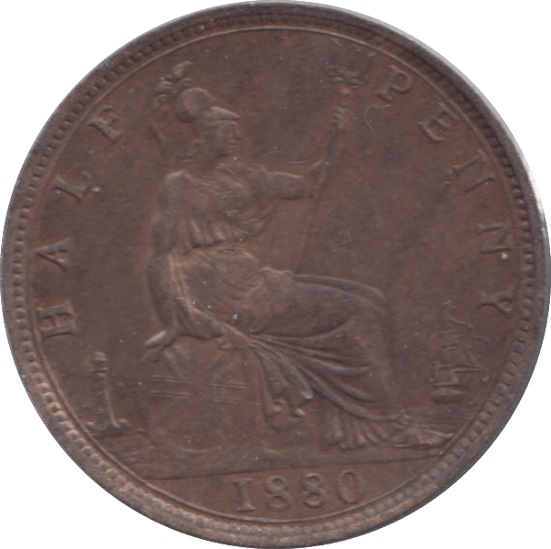 1880 HALFPENNY ( EF ) - Halfpenny - Cambridgeshire Coins