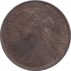 1880 HALFPENNY ( EF ) - Halfpenny - Cambridgeshire Coins
