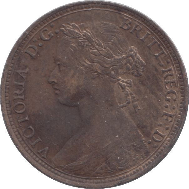 1880 HALFPENNY ( EF ) - Halfpenny - Cambridgeshire Coins