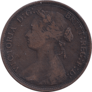 1880 HALFPENNY ( FINE ) - Halfpenny - Cambridgeshire Coins