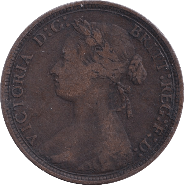 1880 HALFPENNY ( FINE ) - Halfpenny - Cambridgeshire Coins